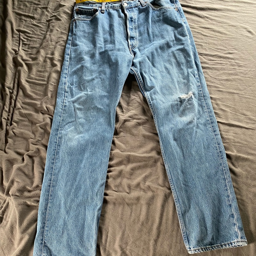 LEVIS Vintage 501 Button Fly Straight Leg Jean